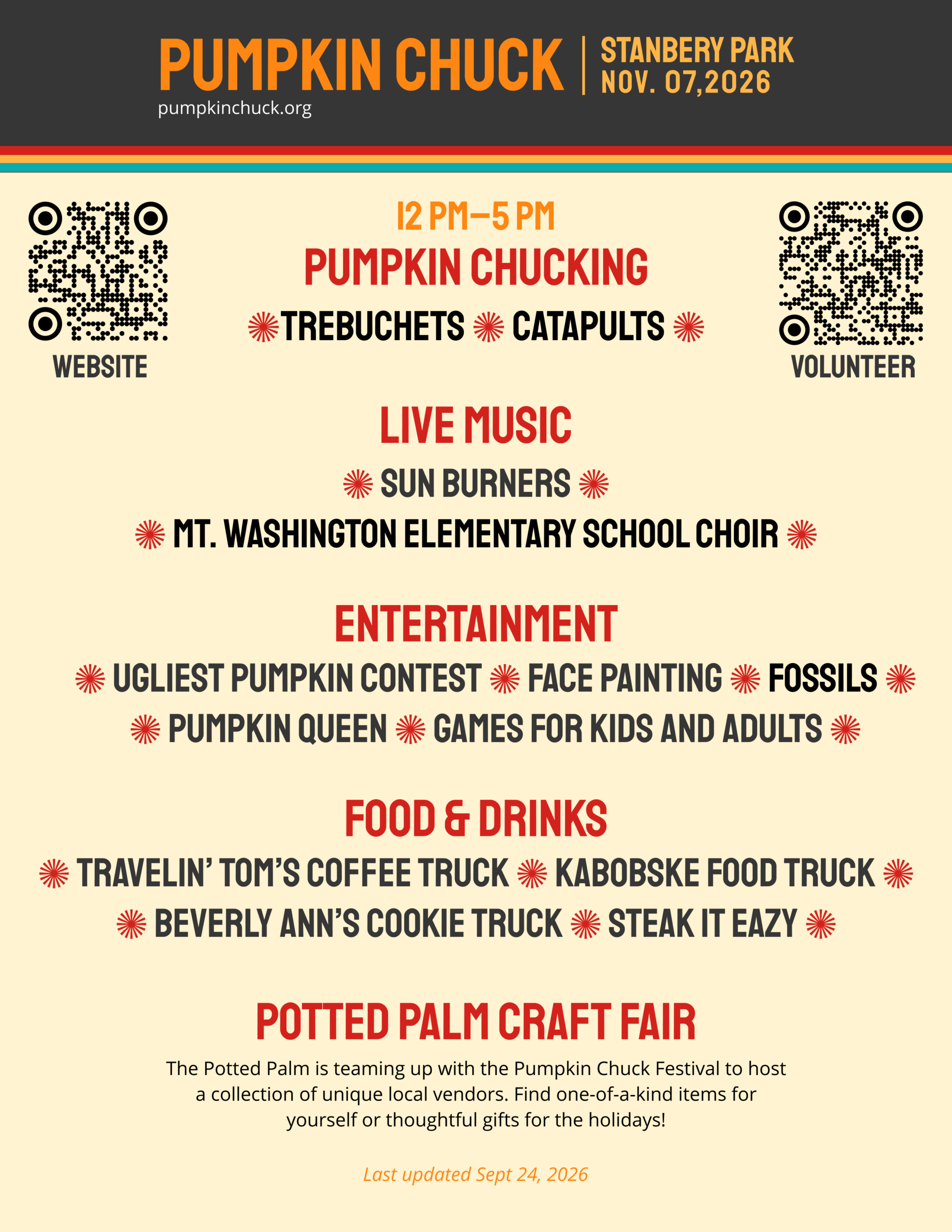 Pumpkin Chuck Show Flyer